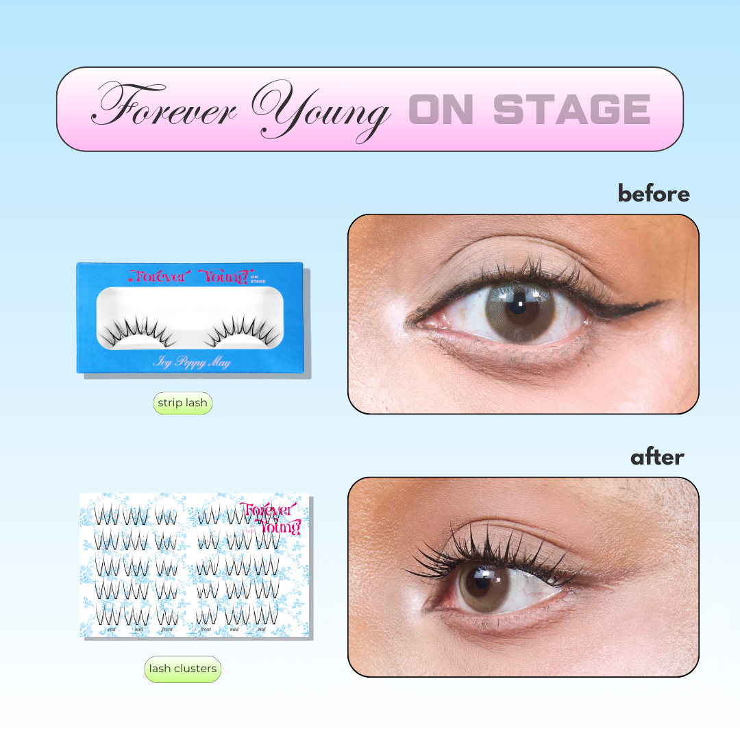 'FOREVER YOUNG' [ON STAGE] strip lashes