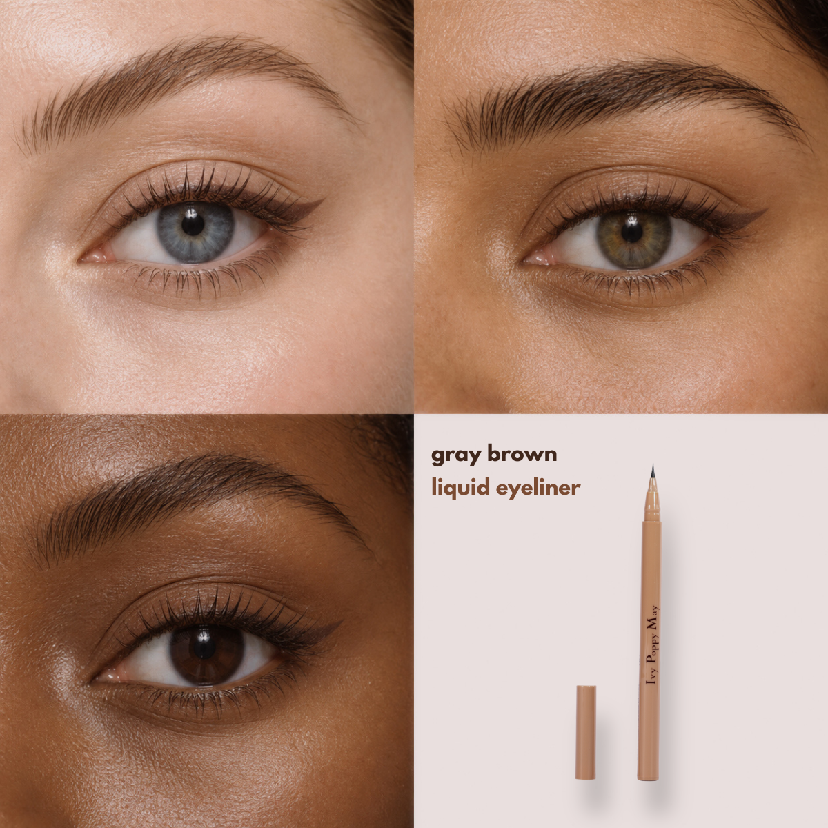 liquid eyeliner in GRAY BROWN