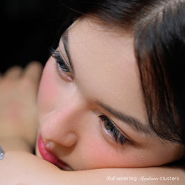 'madison' fox eye winged lash clusters