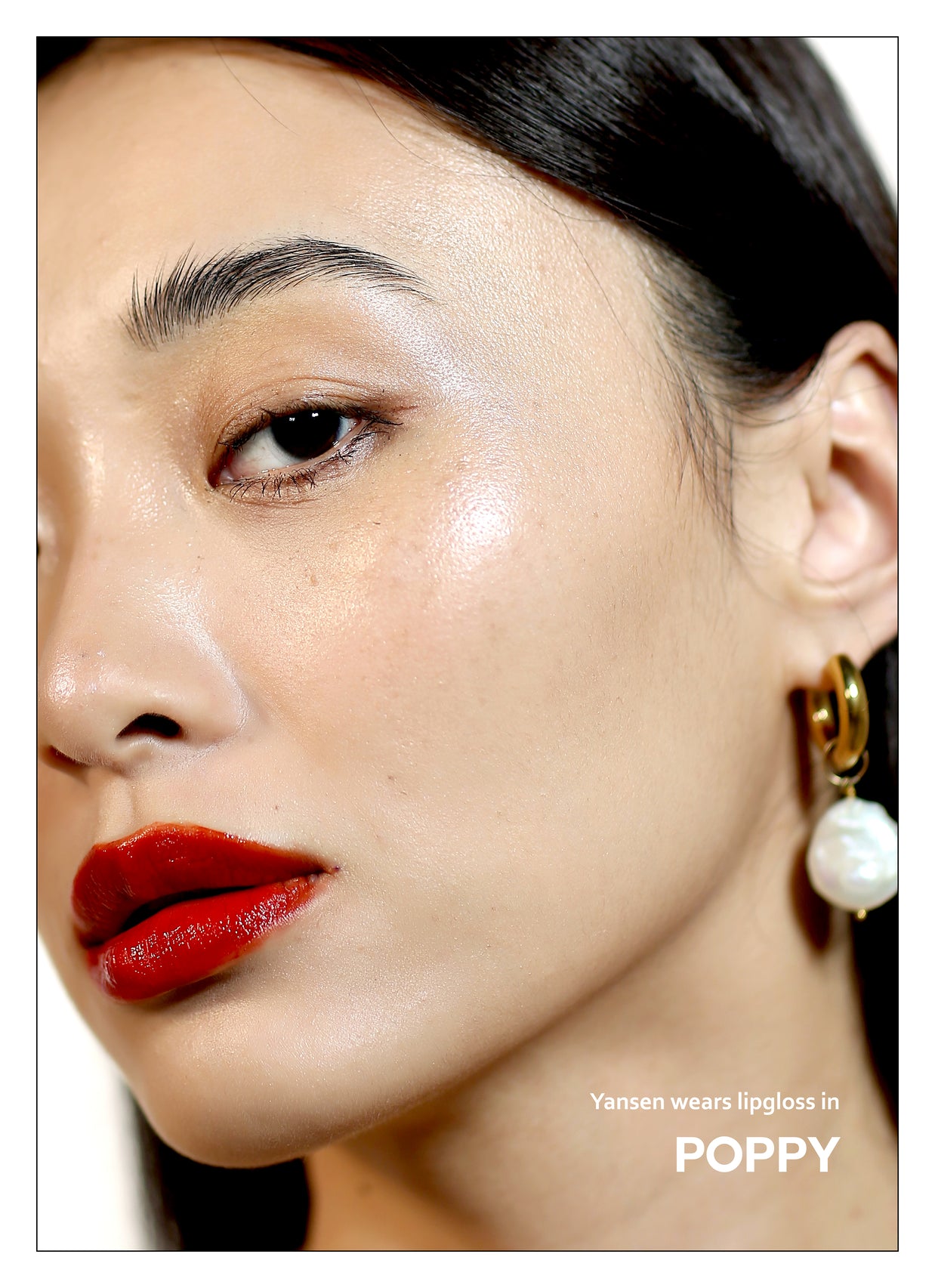 'poppy' hydrating velvety liquid lipstick