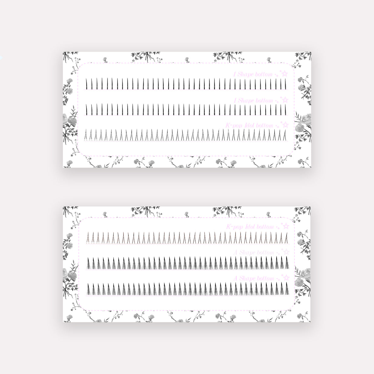 bottom lash individuals