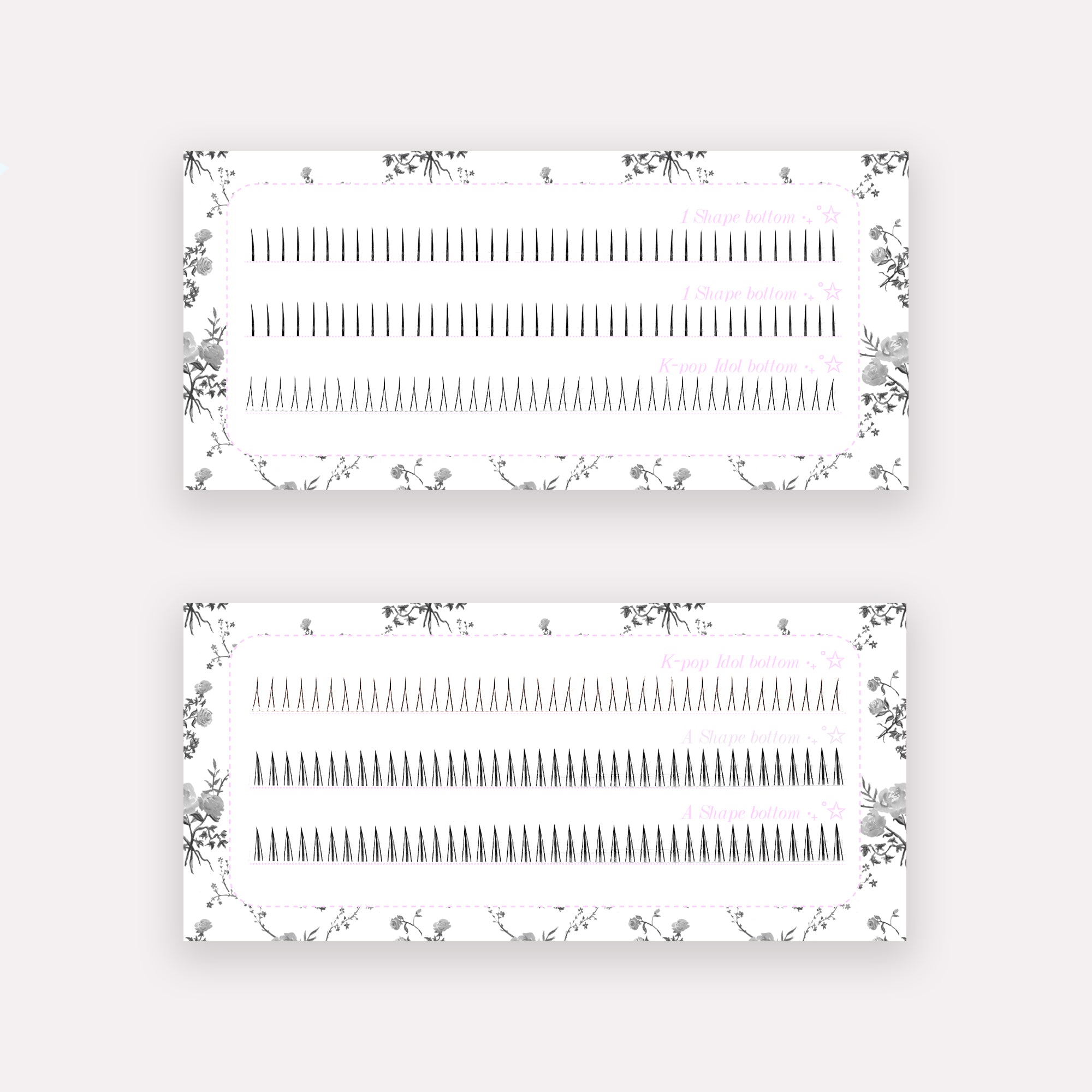 bottom lash individuals