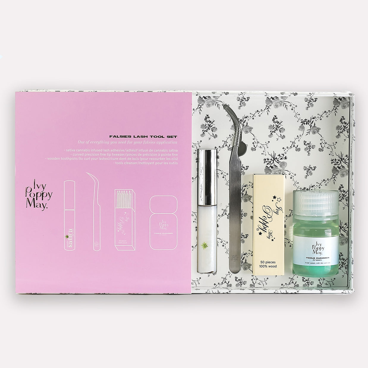 tool set - one of everything you need to apply our falsies